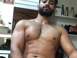 Pakistanis hot hunk musterbation solo